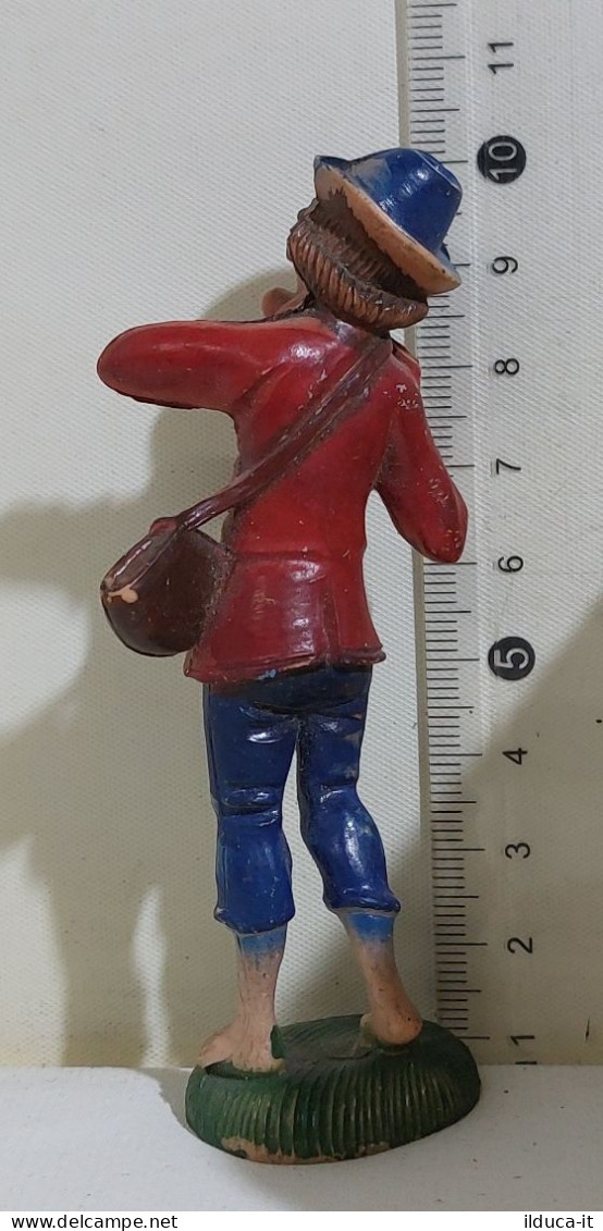 I116983 Pastorello Presepe - Statuina In Plastica - Suonatore - 9 Cm - Presepi