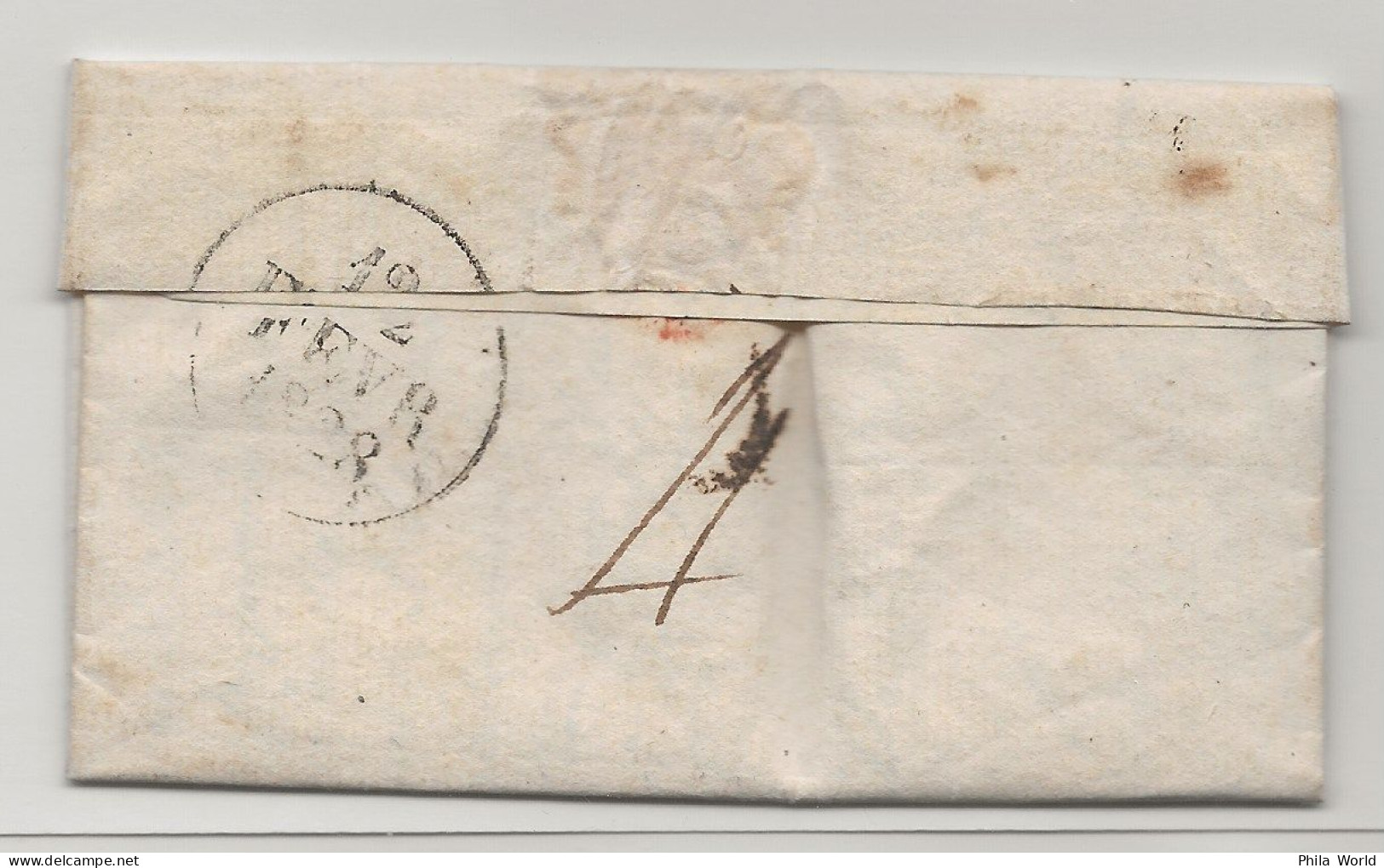 LAC 1828 CHER MEHUN Sur YEVRE EVRE Marque Postale P.17.P. PORT PAYE Lettre LE BLANC INDRE P17P - 1801-1848: Vorläufer XIX