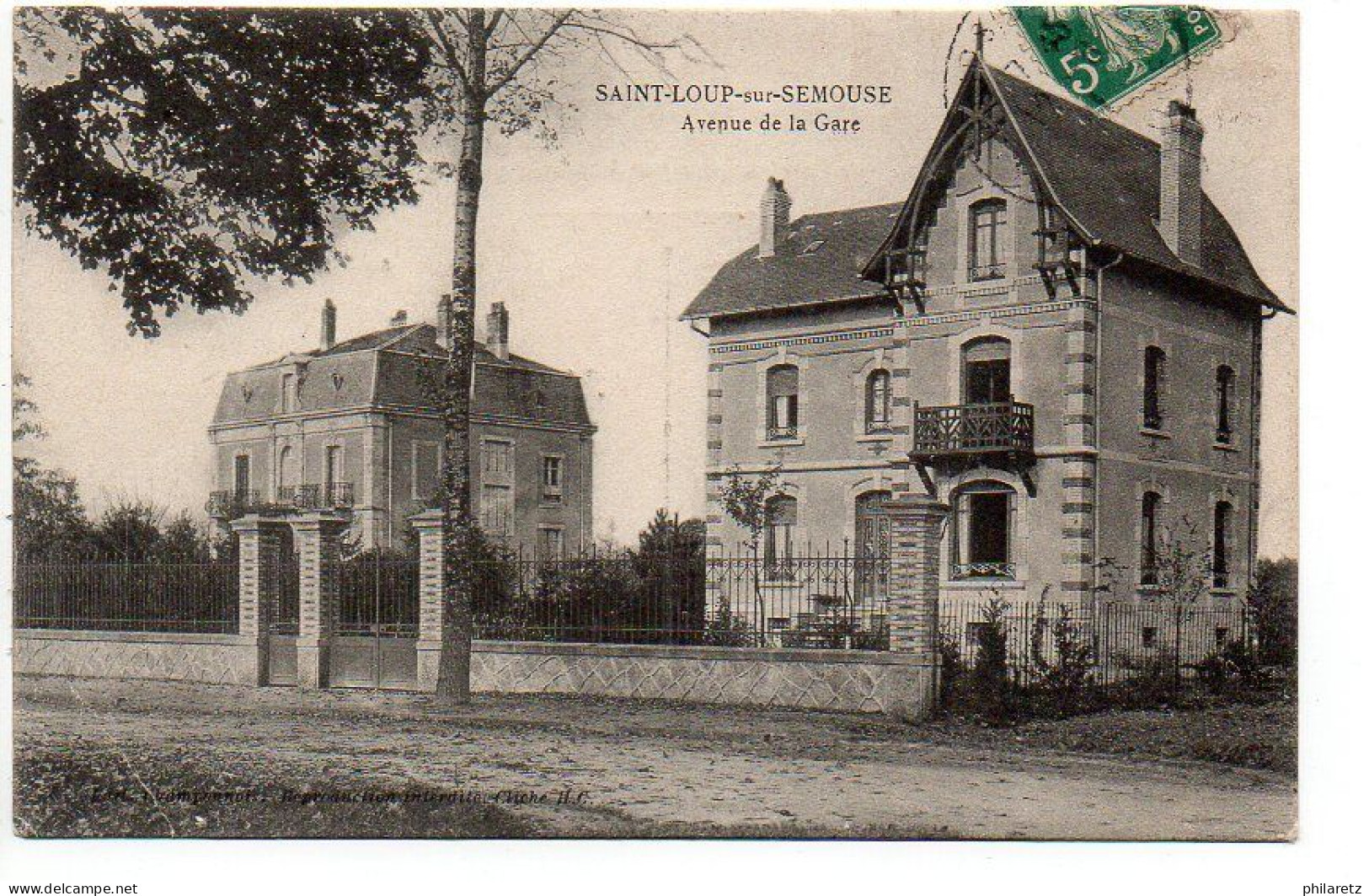 Saint Loup Sur Semouse : Avenue De La Gare - Saint-Loup-sur-Semouse