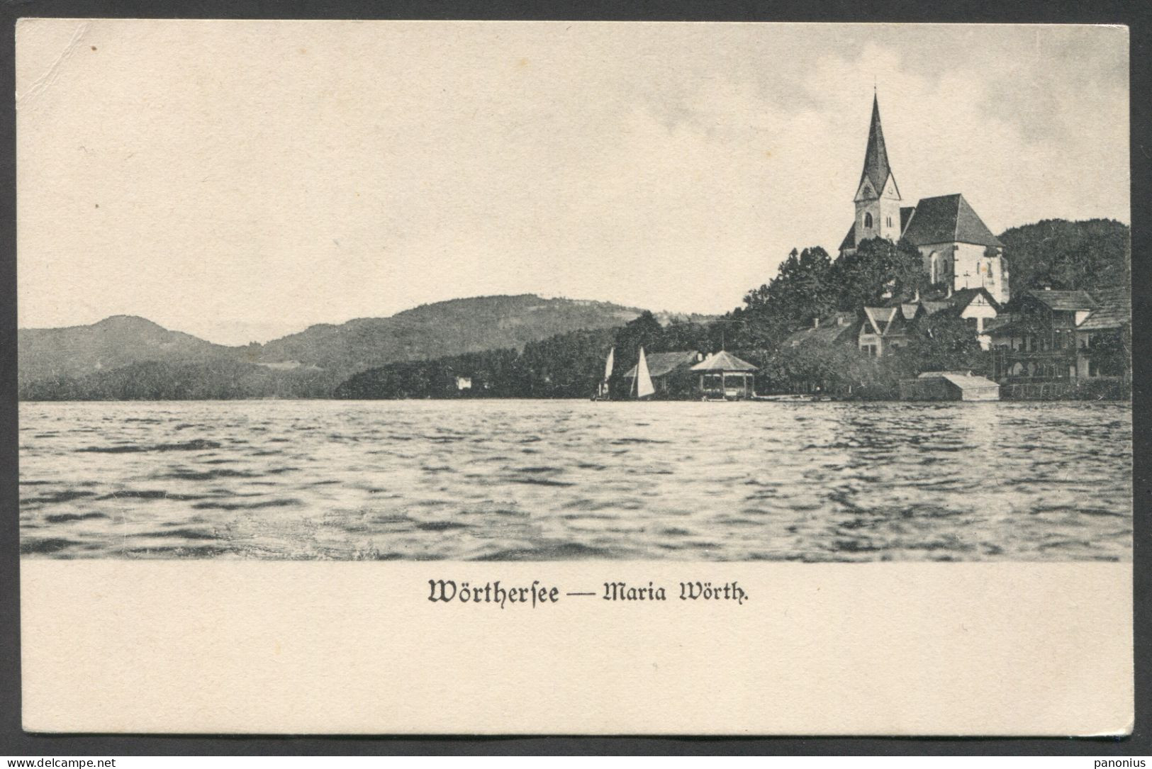 WORTHERSEE MARIA WORTH  AUSTRIA, OLD PC - Velden