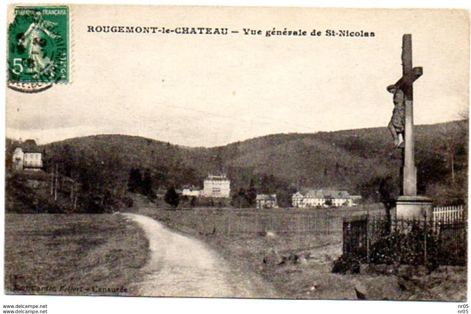 90 - ROUGEMONT Le CHATEAU - Vue Générale De St Nicolas    ( Territoire De Belfort ) - Rougemont-le-Château