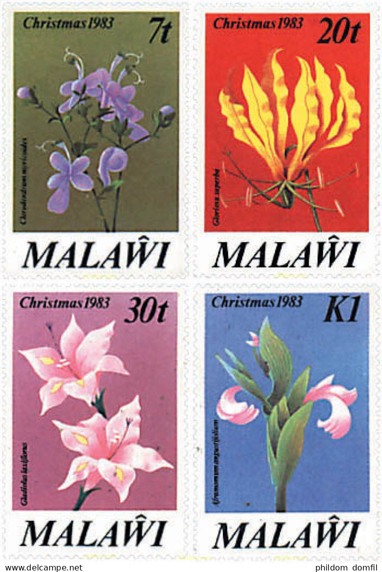 95235 MNH MALAWI 1983 FLORES AFRICANAS - Malawi (1964-...)