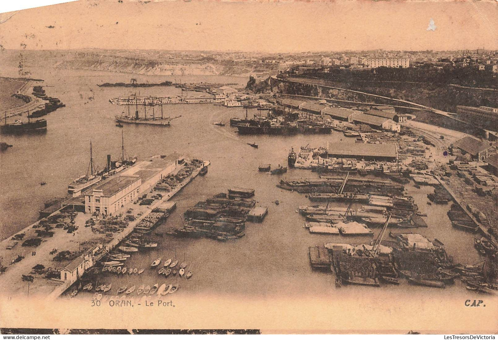 ALGÉRIE - Oran - Le Port - Carte Postale Ancienne - Oran