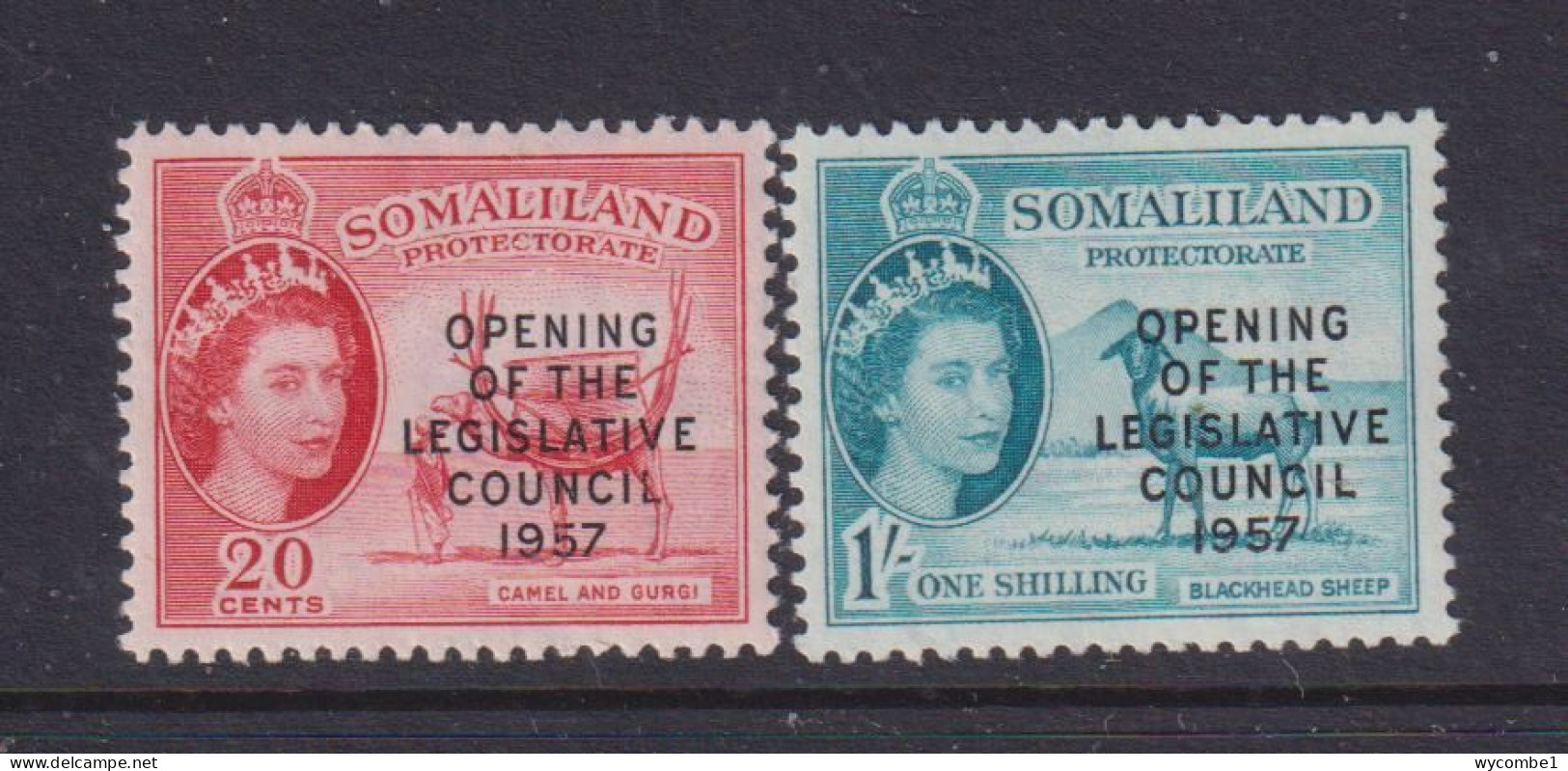 SOMALILAND -  1957 Legislative Council Set  Never Hinged Mint - Somalilandia (Protectorado ...-1959)