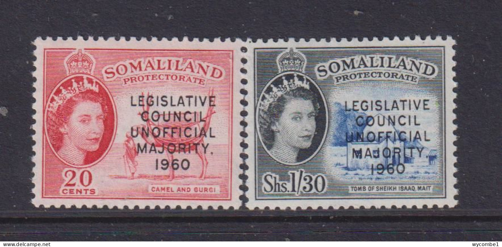 SOMALILAND -  1960 Legislative Council Set  Never Hinged Mint - Somaliland (Herrschaft ...-1959)