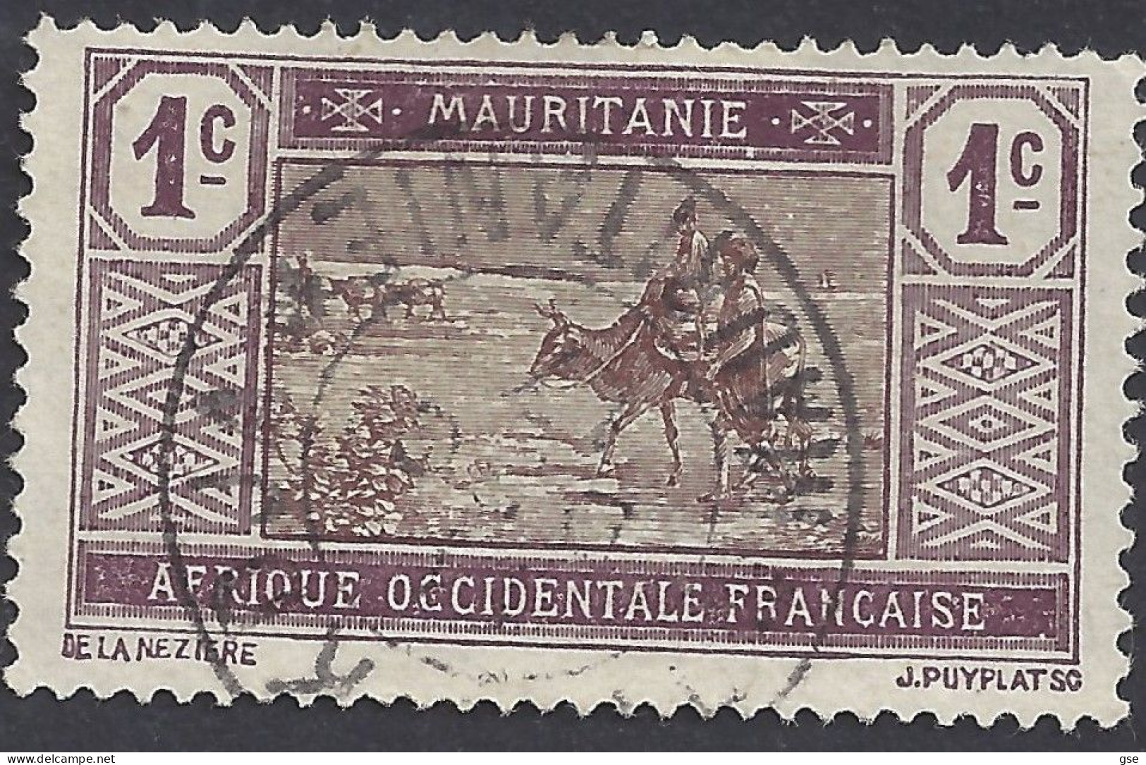 MAURITANIA 1913 - Yvert 17° - Serie Corrente | - Gebruikt
