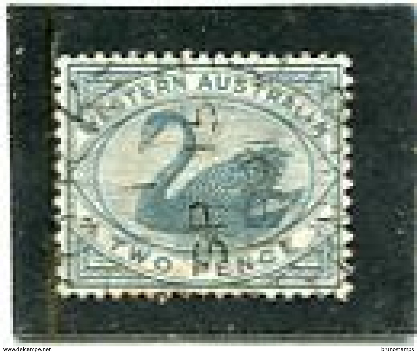 8AUSTRALIA/WESTERN AUSTRALIA - 1890  2d  GREY  PERF 14   FINE  USED   SG 96 - Used Stamps