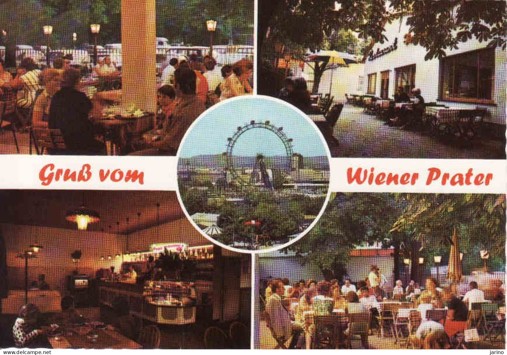 Austria, Wien, Prater, Restaurant " Zum Weissen Roessi", Ungebraucht - Prater