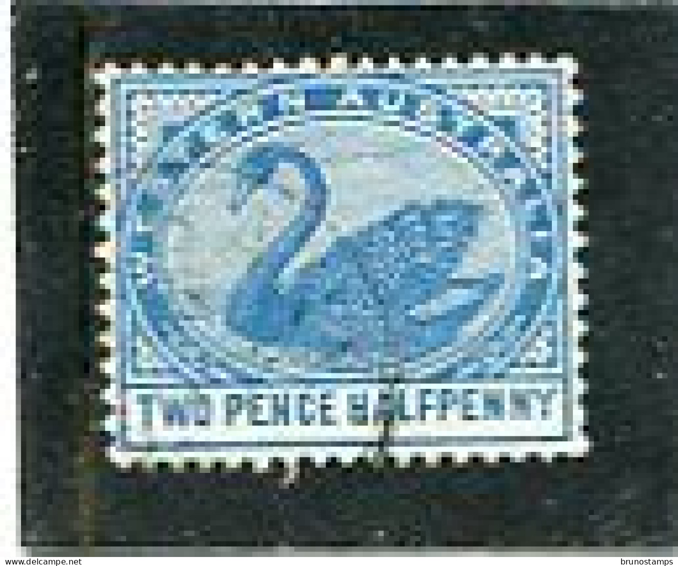 8AUSTRALIA/WESTERN AUSTRALIA - 1892  2 1/2d  BLUE  PERF 14   FINE  USED   SG 97 - Usati