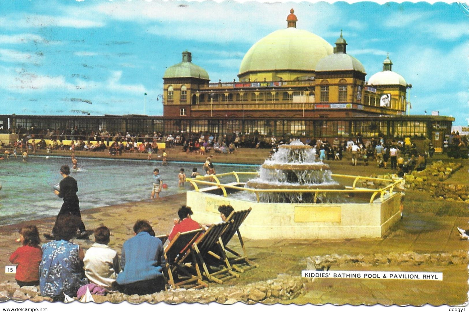 THE PAVILION, RHYL, CLWYD, WALES. Circa 1965 USED POSTCARD   Zf2 - Denbighshire