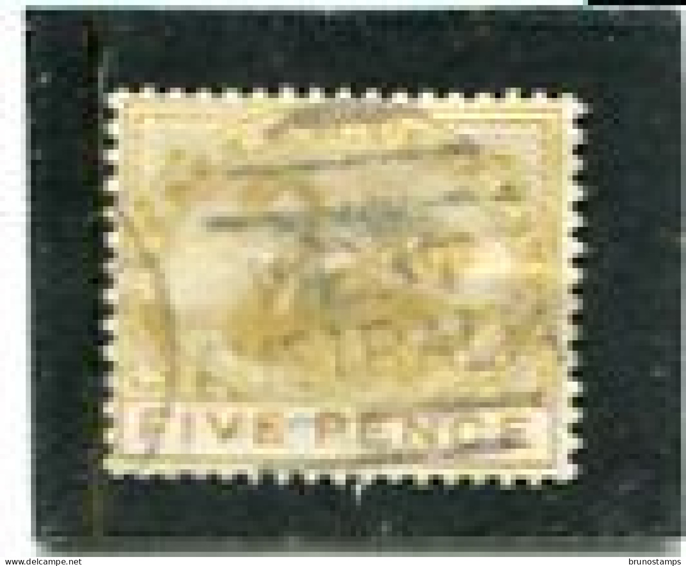 8AUSTRALIA/WESTERN AUSTRALIA - 1892  5d  BISTRE  FINE  USED   SG 99 - Used Stamps