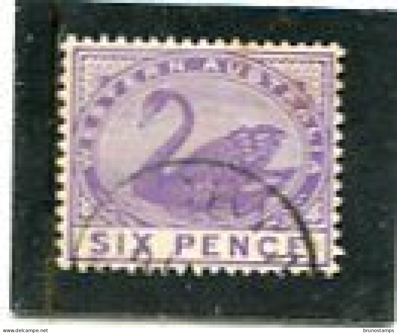 8AUSTRALIA/WESTERN AUSTRALIA - 1893  6d  VIOLET  FINE  USED   SG 100 - Used Stamps