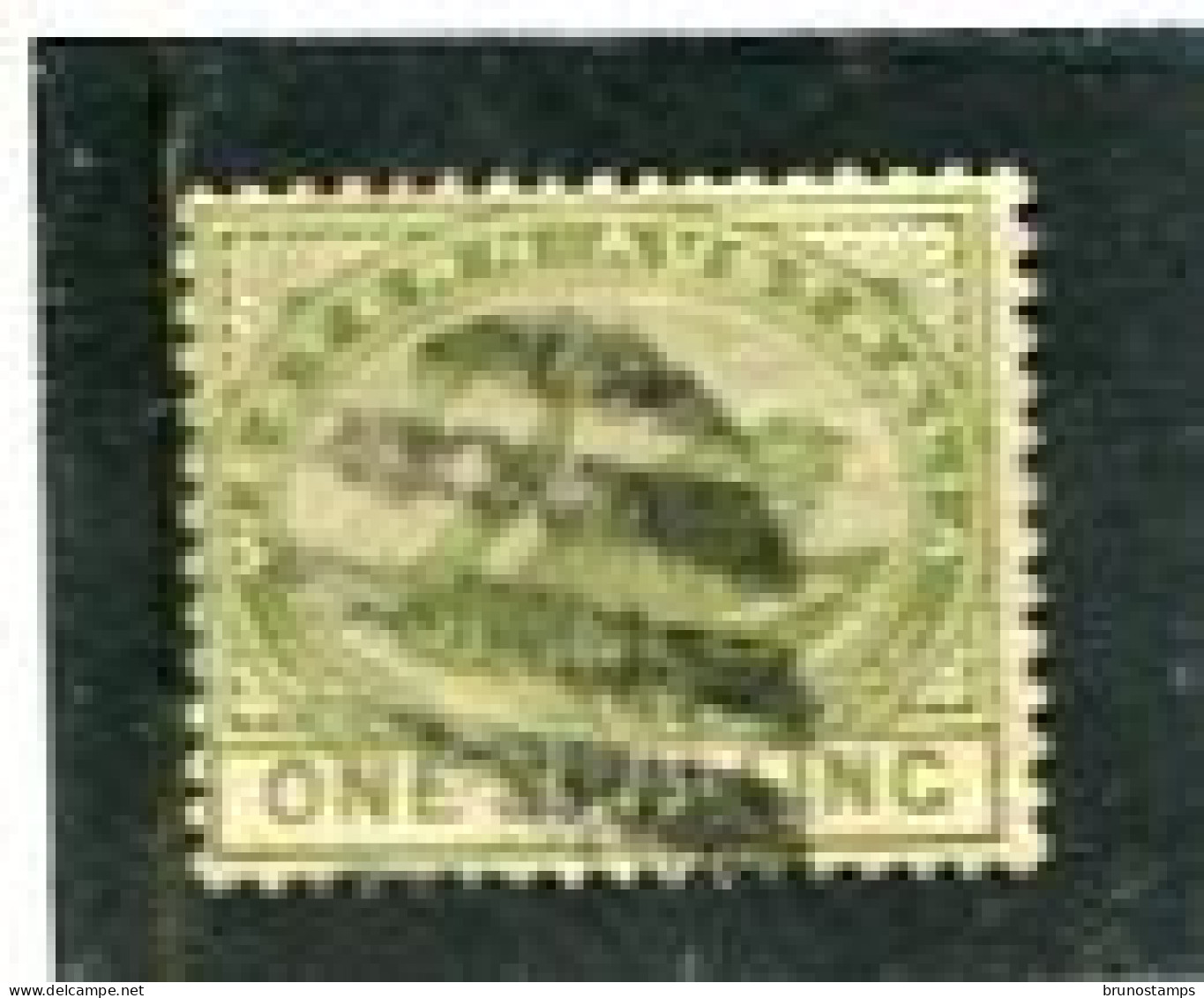 8AUSTRALIA/WESTERN AUSTRALIA - 1885  1s  OLIVE  FINE  USED   SG 102 - Gebraucht