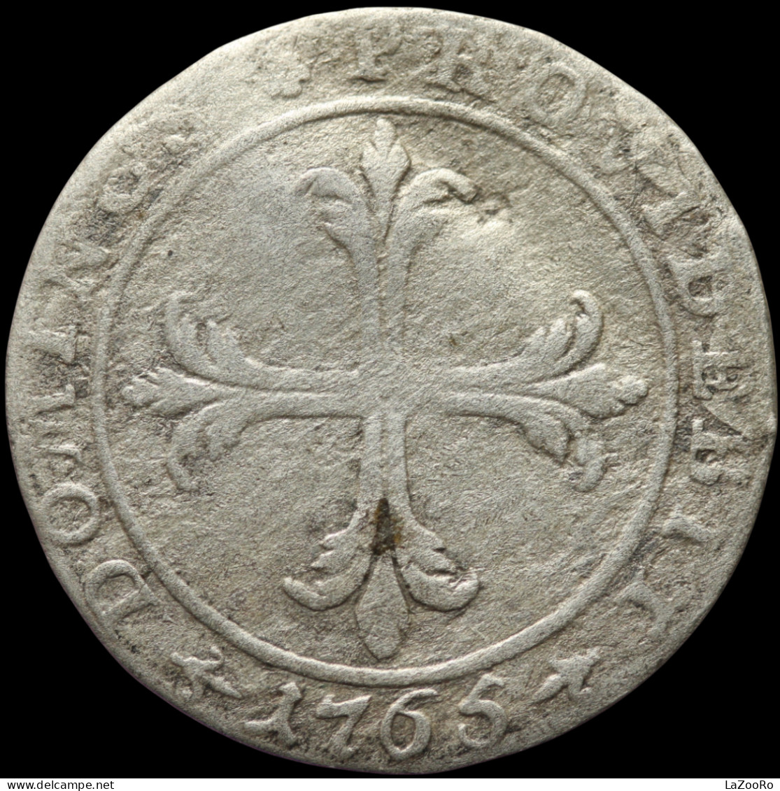 LaZooRo: Switzerland BERN 1 Batzen 1765 4 Kreuzer F / VF - Silver - Berna