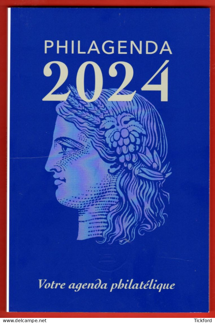 FRANCE 2023 -  Philagenda 2024 Avec Bloc 4 Valeurs - Neuf ** / MNH - Tirage 10.000 Exemplaires épuisé - Neufs