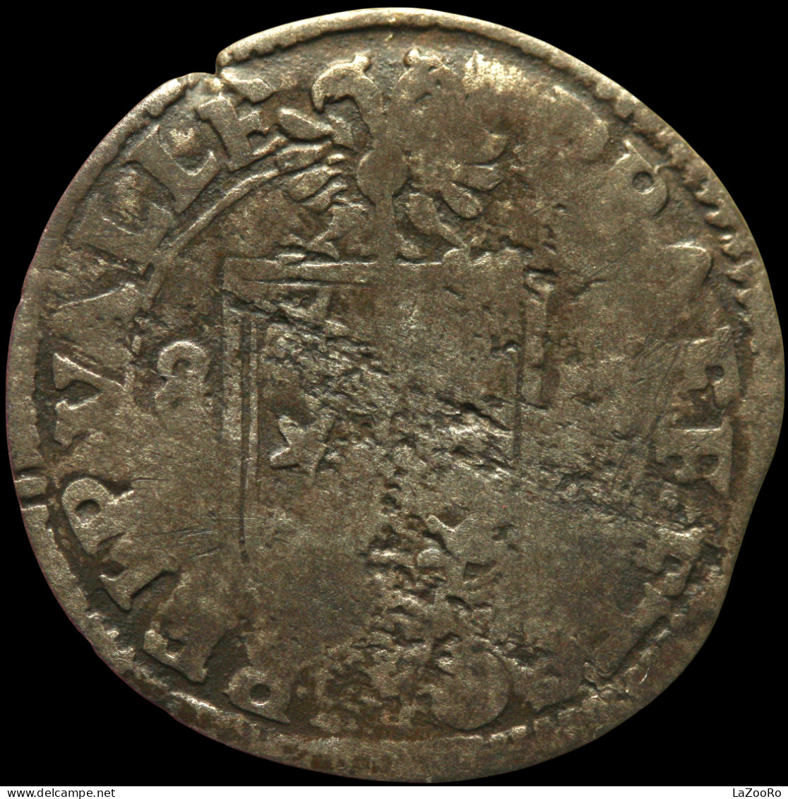 LaZooRo: Switzerland SITTEN 1/2 Batzen 1685 F / VF - Silver - República De Valais