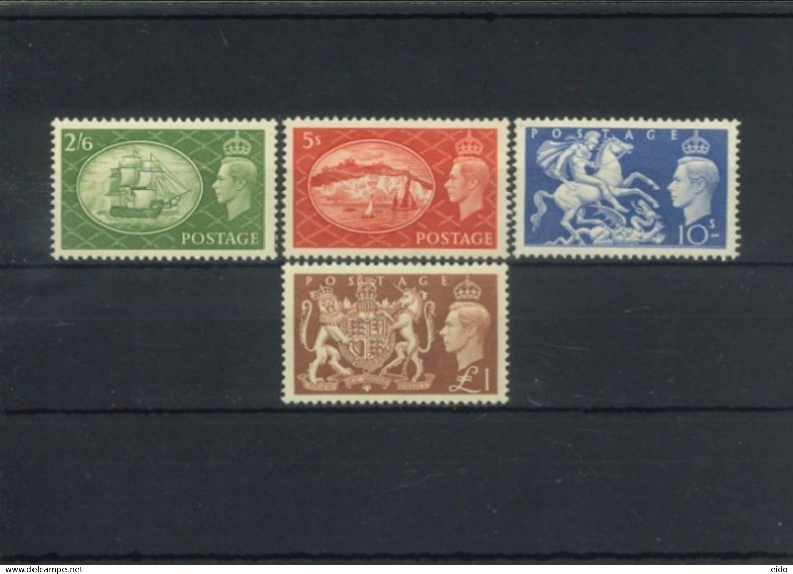 GREAT BRITAIN - 1951 - STAMPS COMPLETE SET OF 4, SG # 509/12, UMM(**). - Universal Mail Stamps