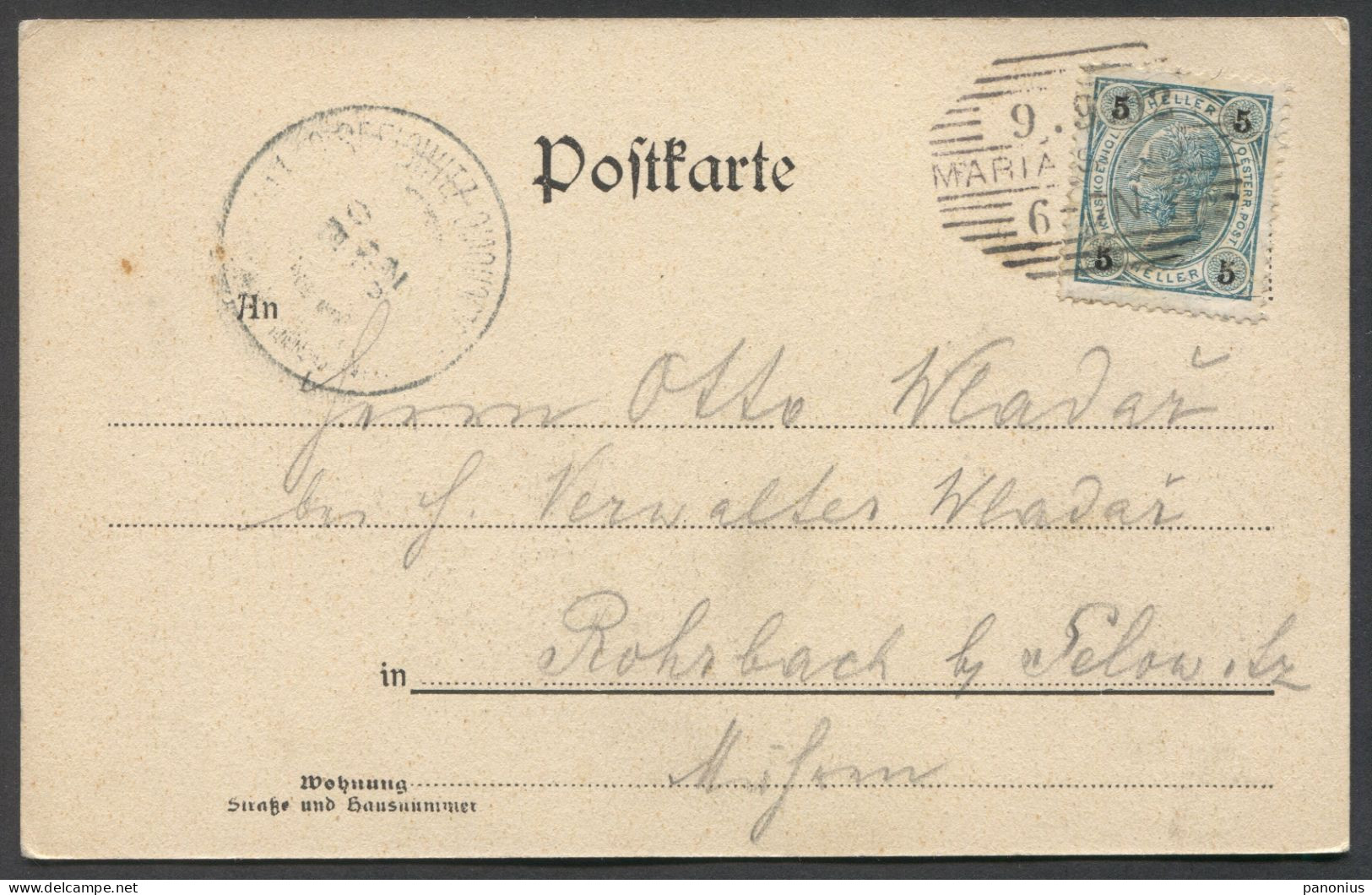 MARIA - SCHUTZ  A. SEMMERING  AUSTRIA, Year 1902 - Semmering