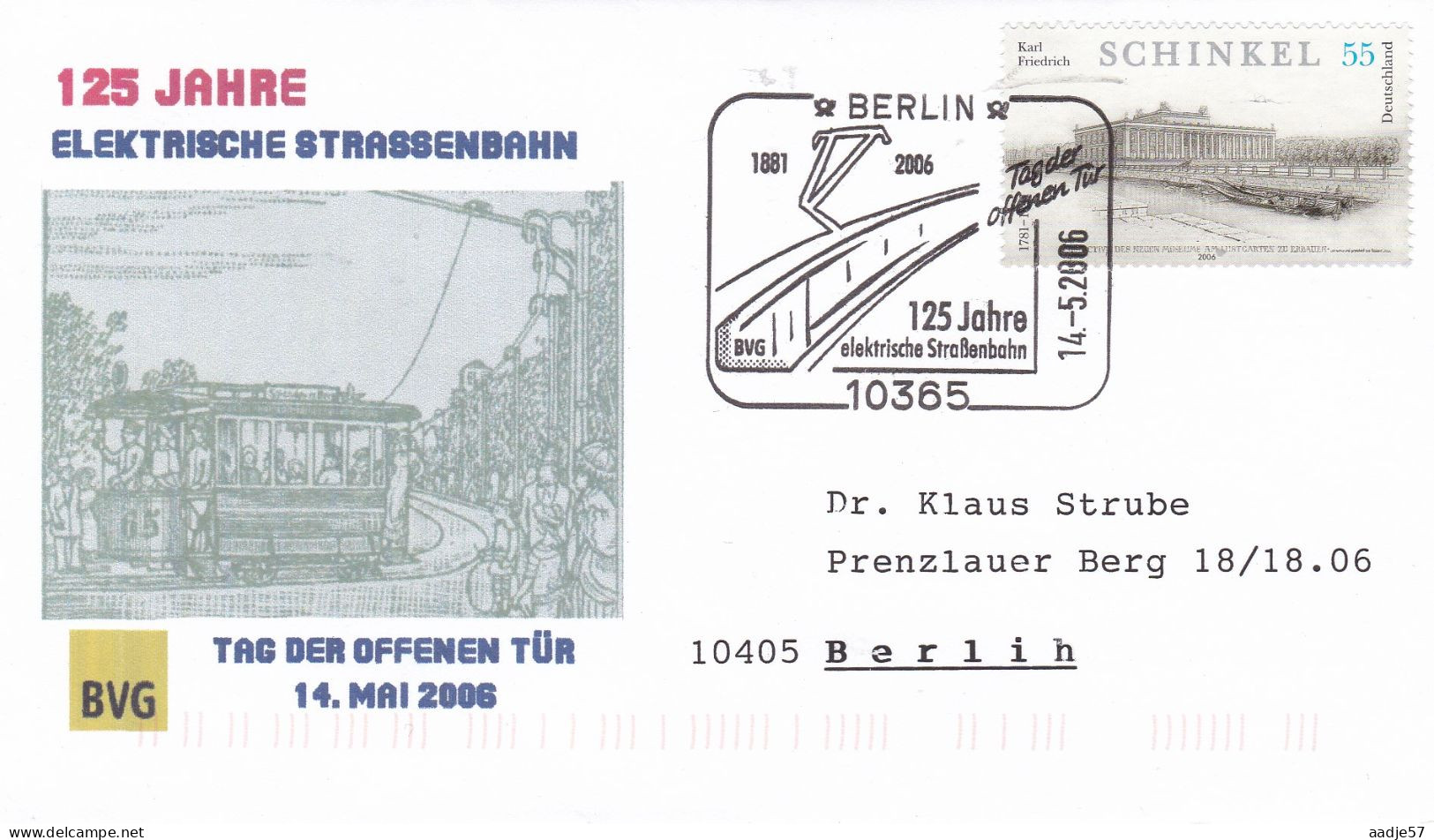 Germany Deutschland 125 Jahre Eleltrische Strassenbahn BVG 14-05-2006 - Tramways