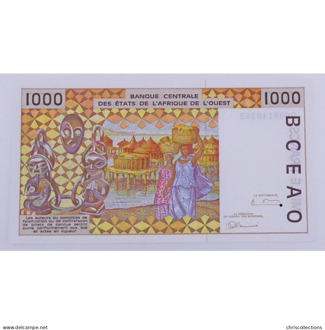 Afrique De L'Ouest, Burkina Faso, 1000 Francs 1997, Pick: 311Ch, UNC, 9608148262 - États D'Afrique De L'Ouest