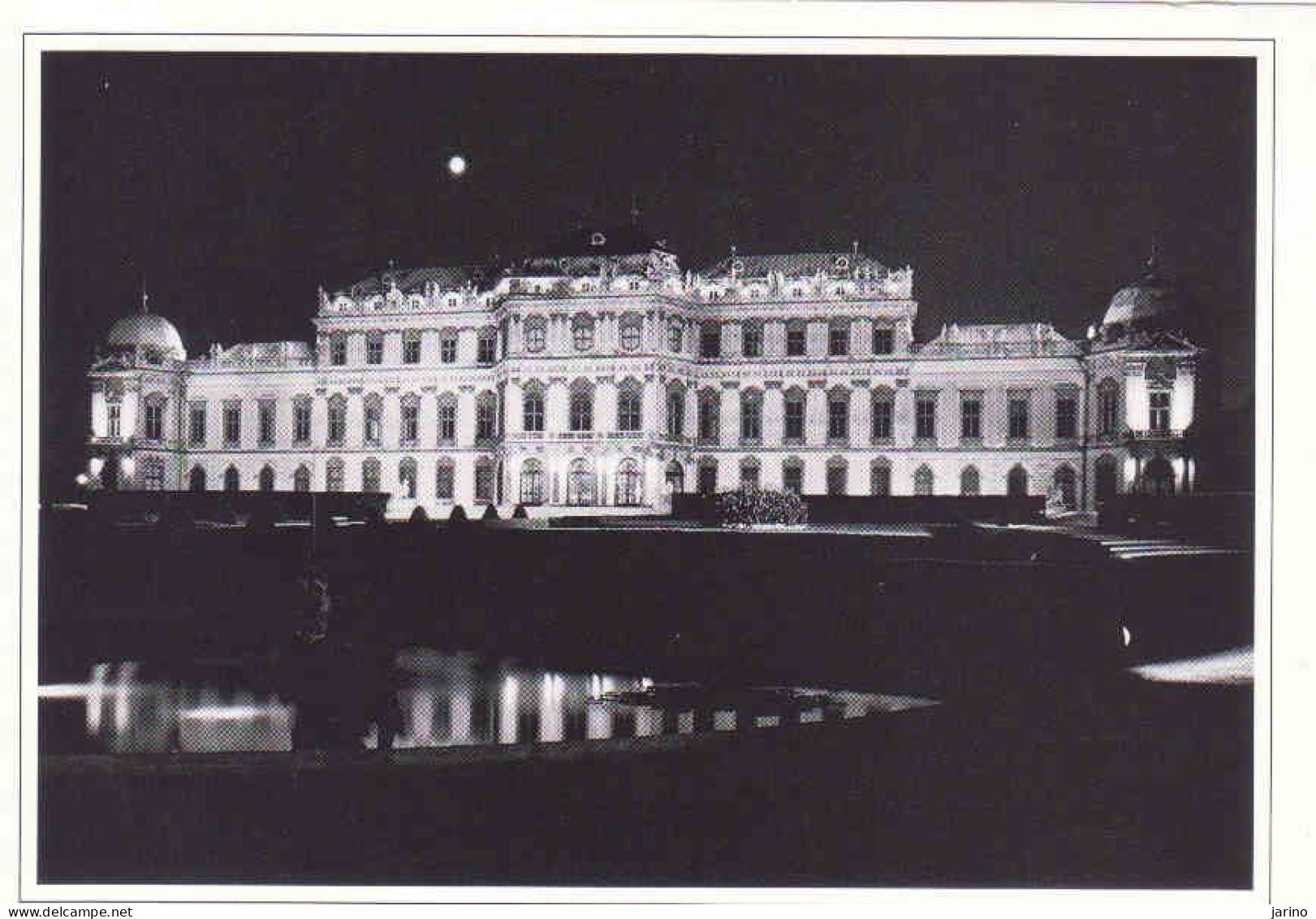 Austria > Wien. Belvedere, Nachtaufnahme, Ungebraucht - Belvedère