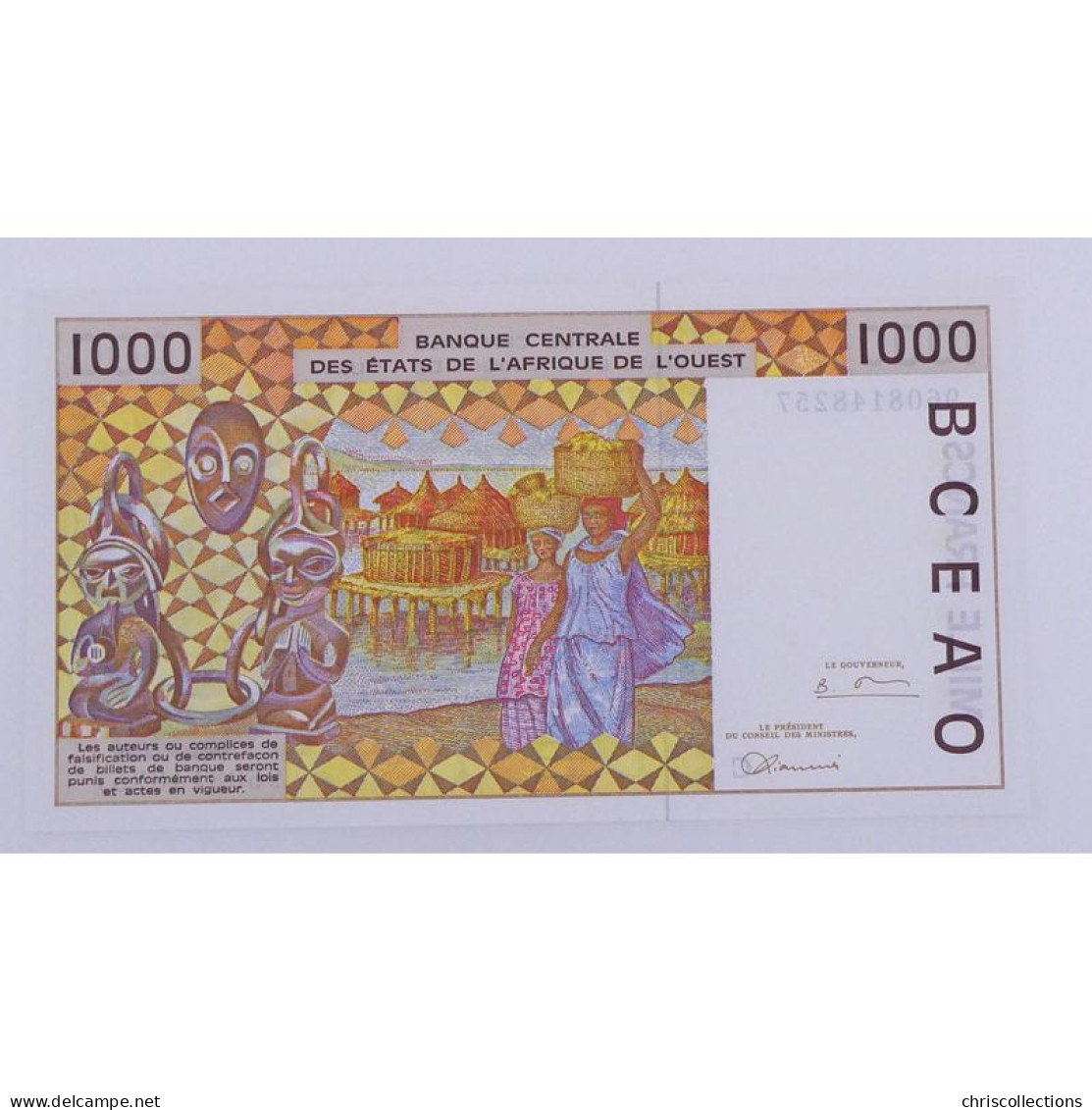 Afrique De L'Ouest, Burkina Faso, 1000 Francs 1997, Pick: 311Ch, UNC, 9608148257 - États D'Afrique De L'Ouest