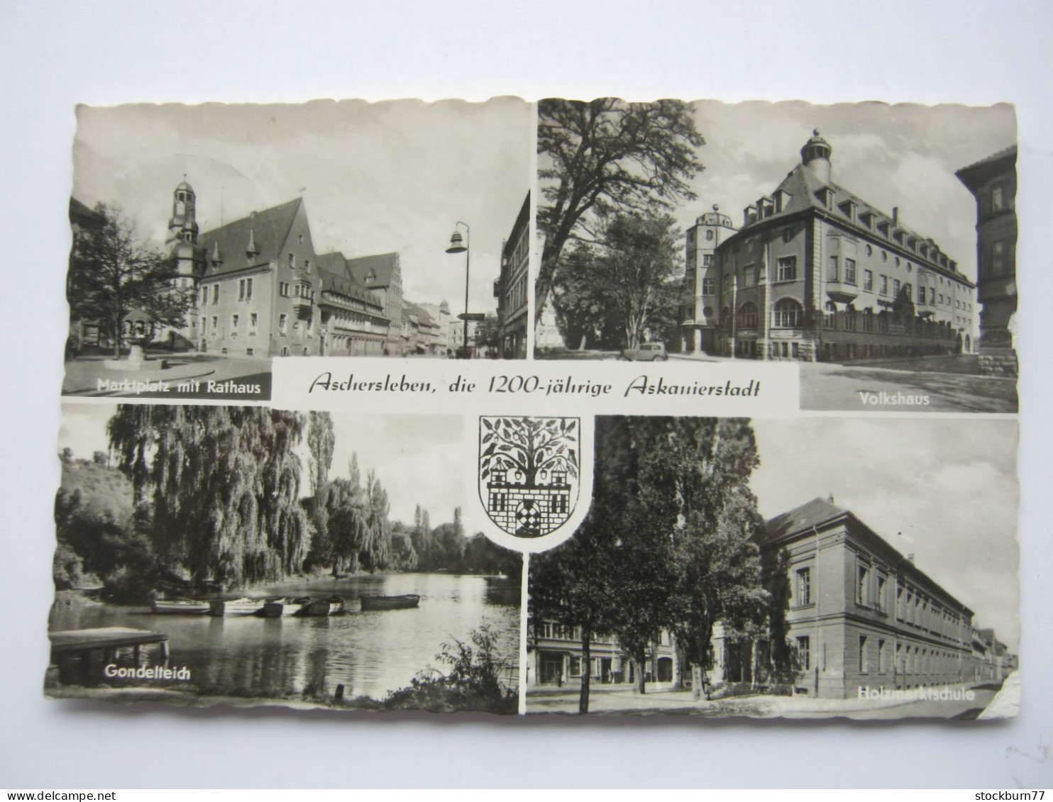 Aschersleben  ,schöne  Ansichtskarte  Um 1960 - Aschersleben