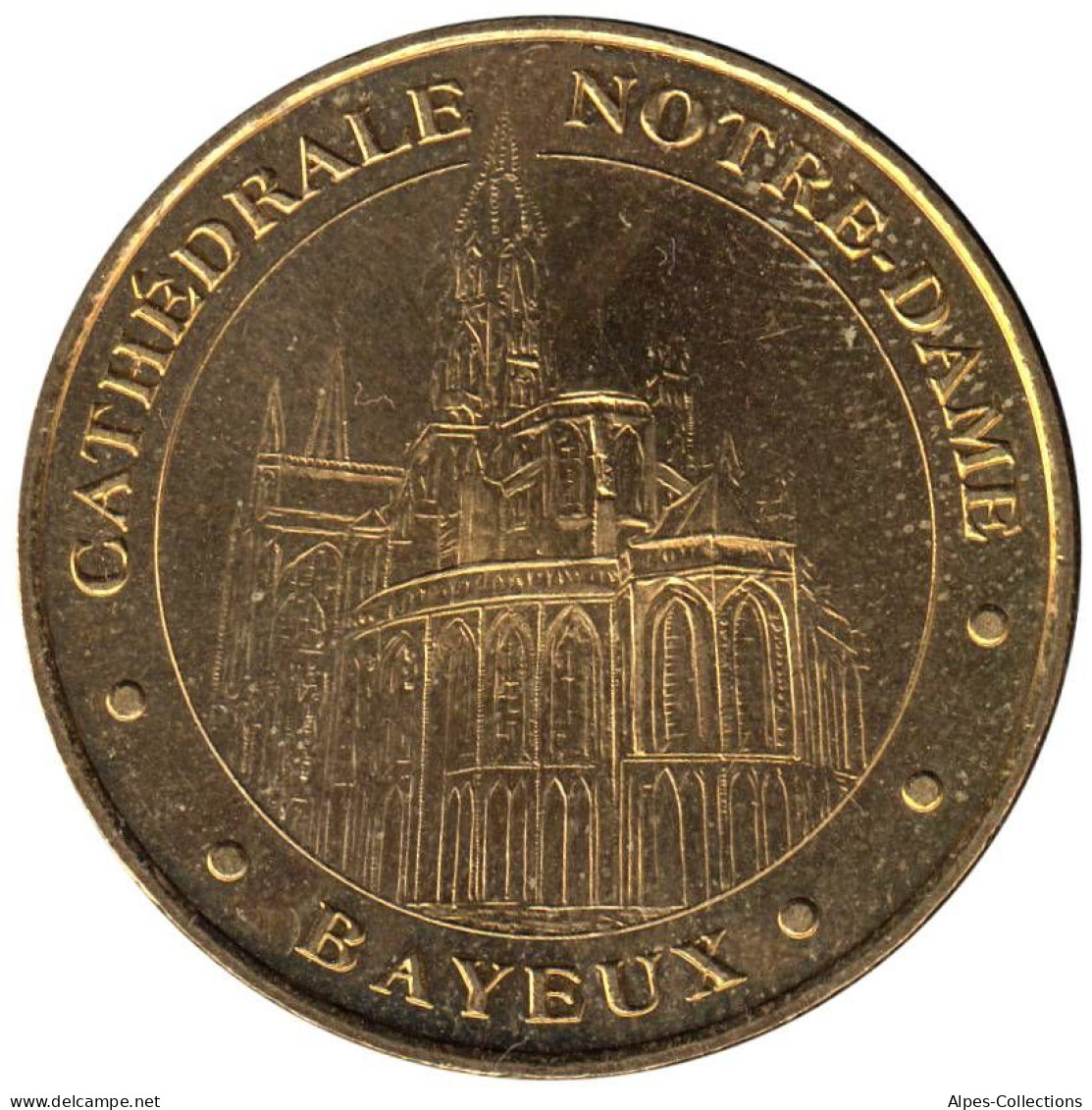 14-0411 - JETON TOURISTIQUE MDP - Bayeux - Cathédrale Notre-Dame - 2007.1 - 2007