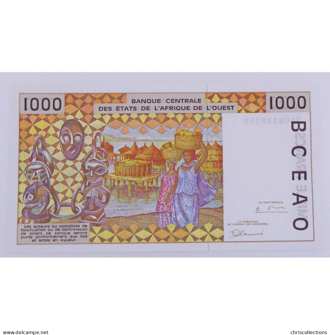 Afrique De L'Ouest, Burkina Faso, 1000 Francs 1997, Pick: 311Ch, UNC, 9608148259 - États D'Afrique De L'Ouest
