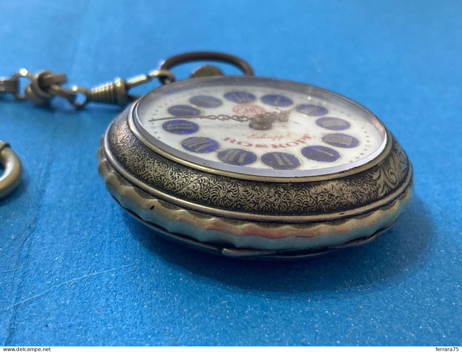 ROSKOPF OROLOGIO DA TASCA POCKET WATCH ECHAPPEMENT TELL CRONOMETRO LOCLE. - Orologi Antichi