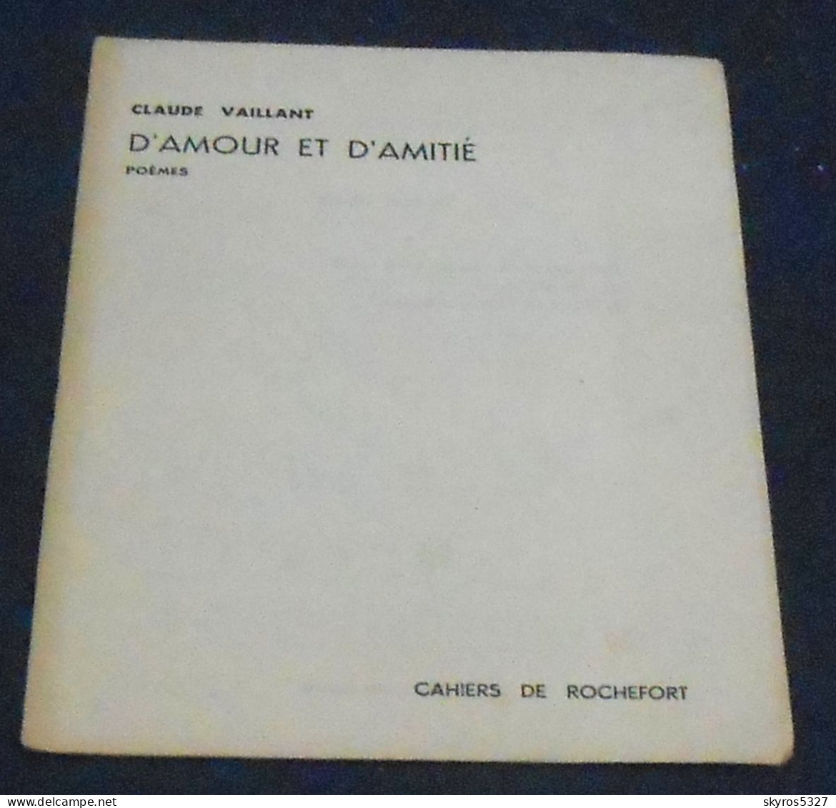 D’Amour Et D’Amitié - Autores Franceses