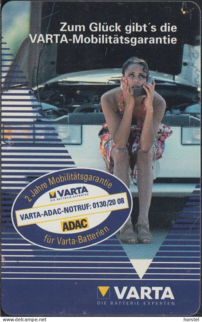 GERMANY S08/96 - VARTA Batterie - Auto - Girl - Car - S-Series: Schalterserie Mit Fremdfirmenreklame