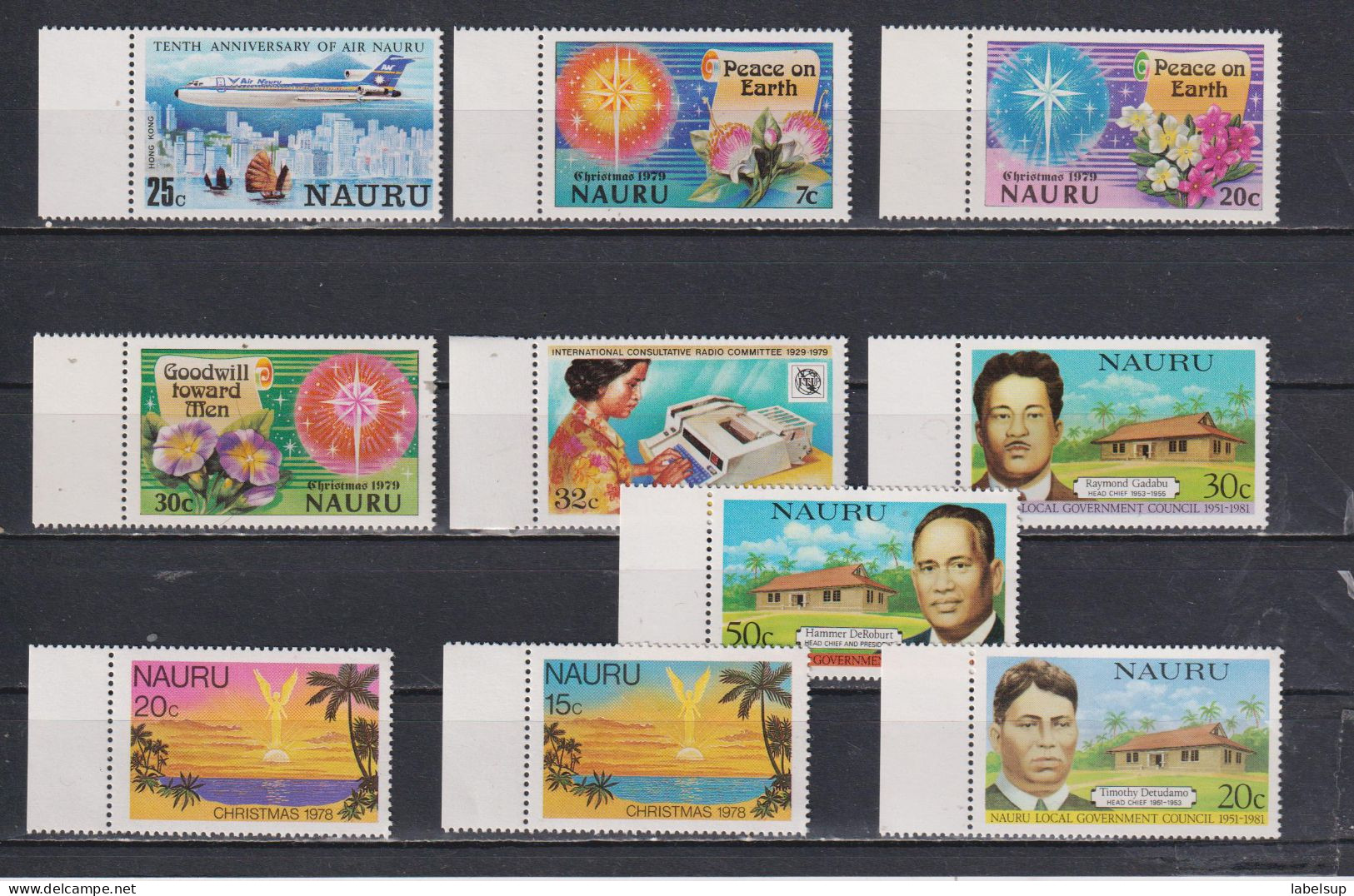 Timbres Neufs** De Nauru 1978 1981 MNH - Nauru