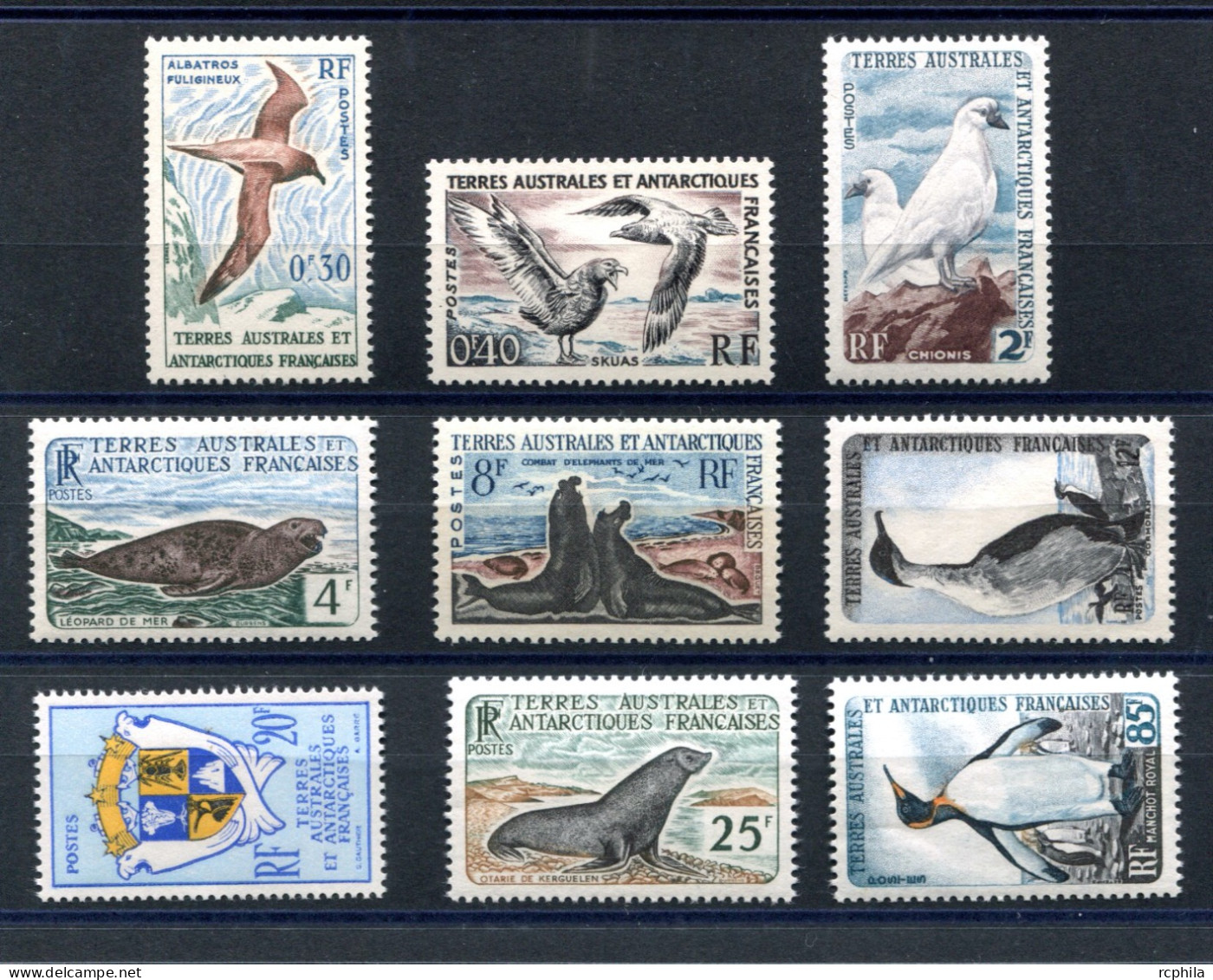 RC 26520 TAAF COTE 264€ N° 12 / 17 SÉRIE FAUNE DONT OTARIE NEUF ** MNH TB - Ongebruikt