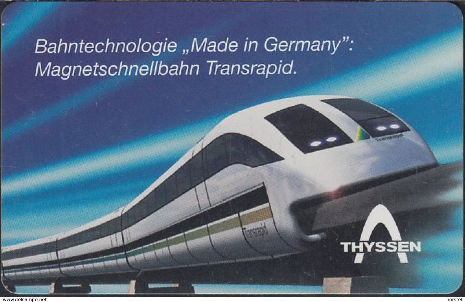 GERMANY S16/96 - Thyssen - Eisenbahn - Transrapid - Train - S-Series : Taquillas Con Publicidad De Terceros