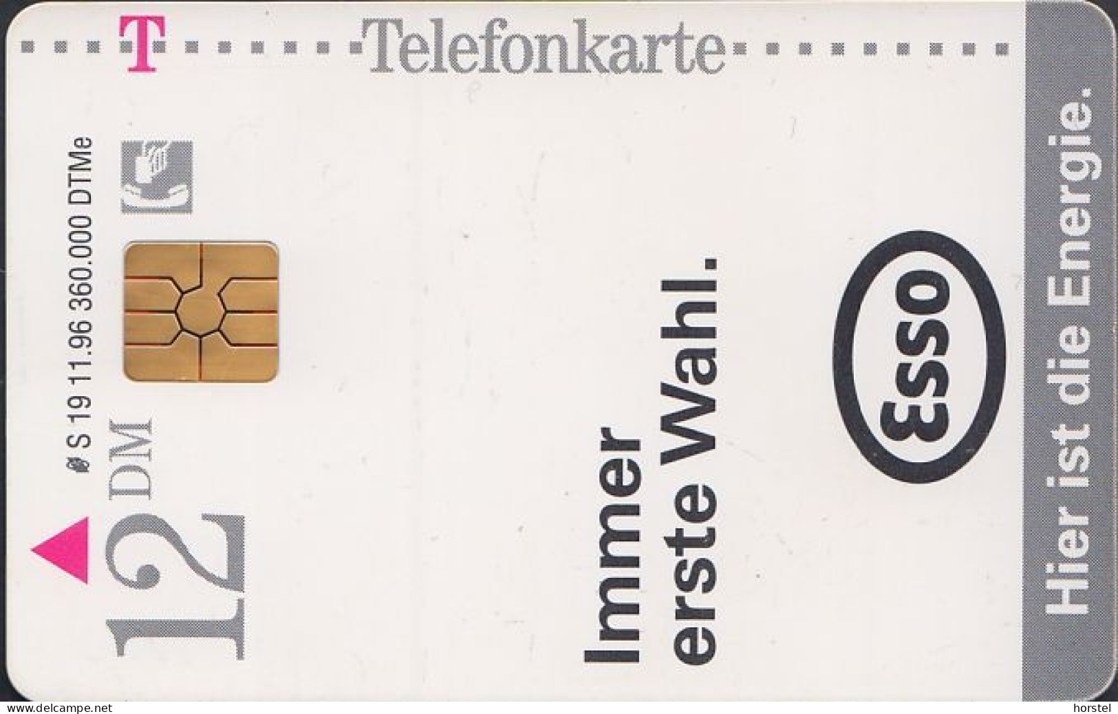 GERMANY S19/96 - ESSO - Tiger - Modul 25 - S-Series : Tills With Third Part Ads