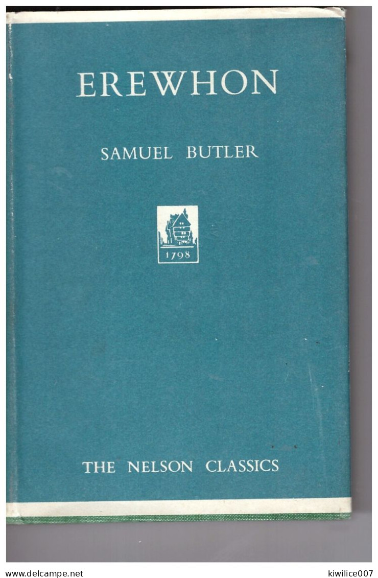 Erewhon Samuel Butler Nelson Classics - 1900-1949