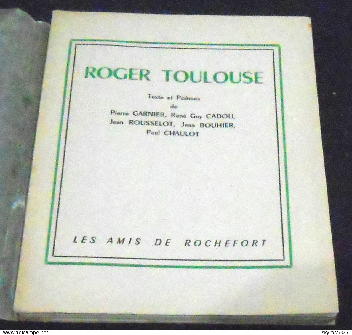 Roger Toulouse - Auteurs Français