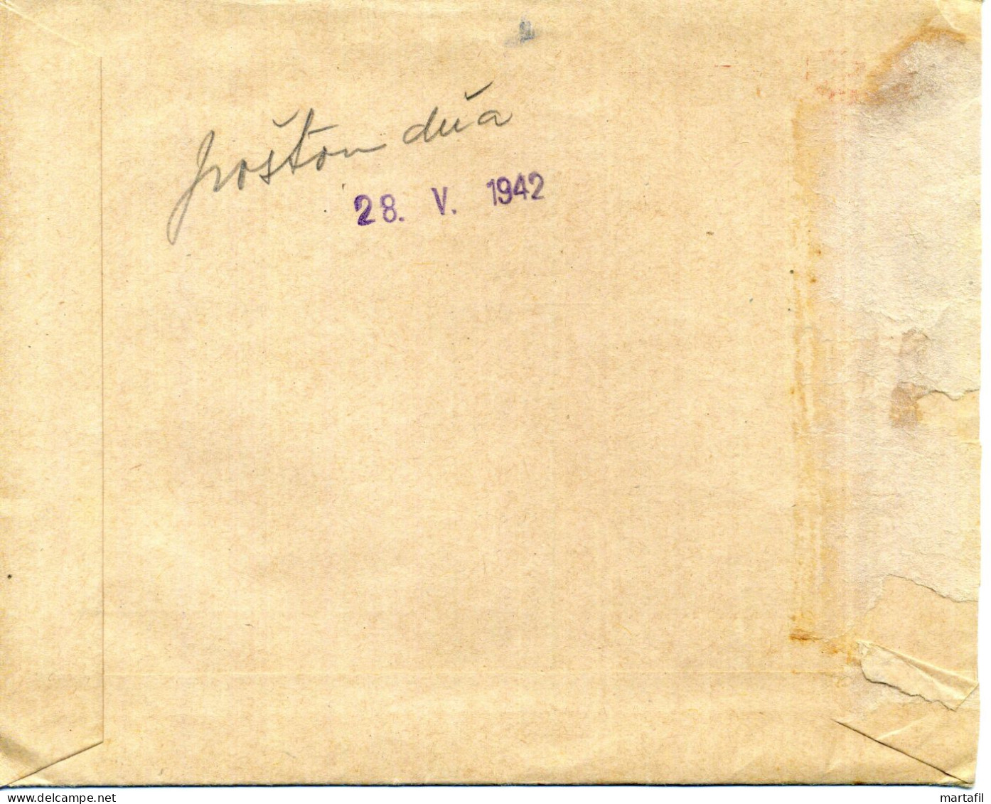 SLOVACCHIA, Slovensko, Storia Postale & Annulli - 1942 - Lettres & Documents