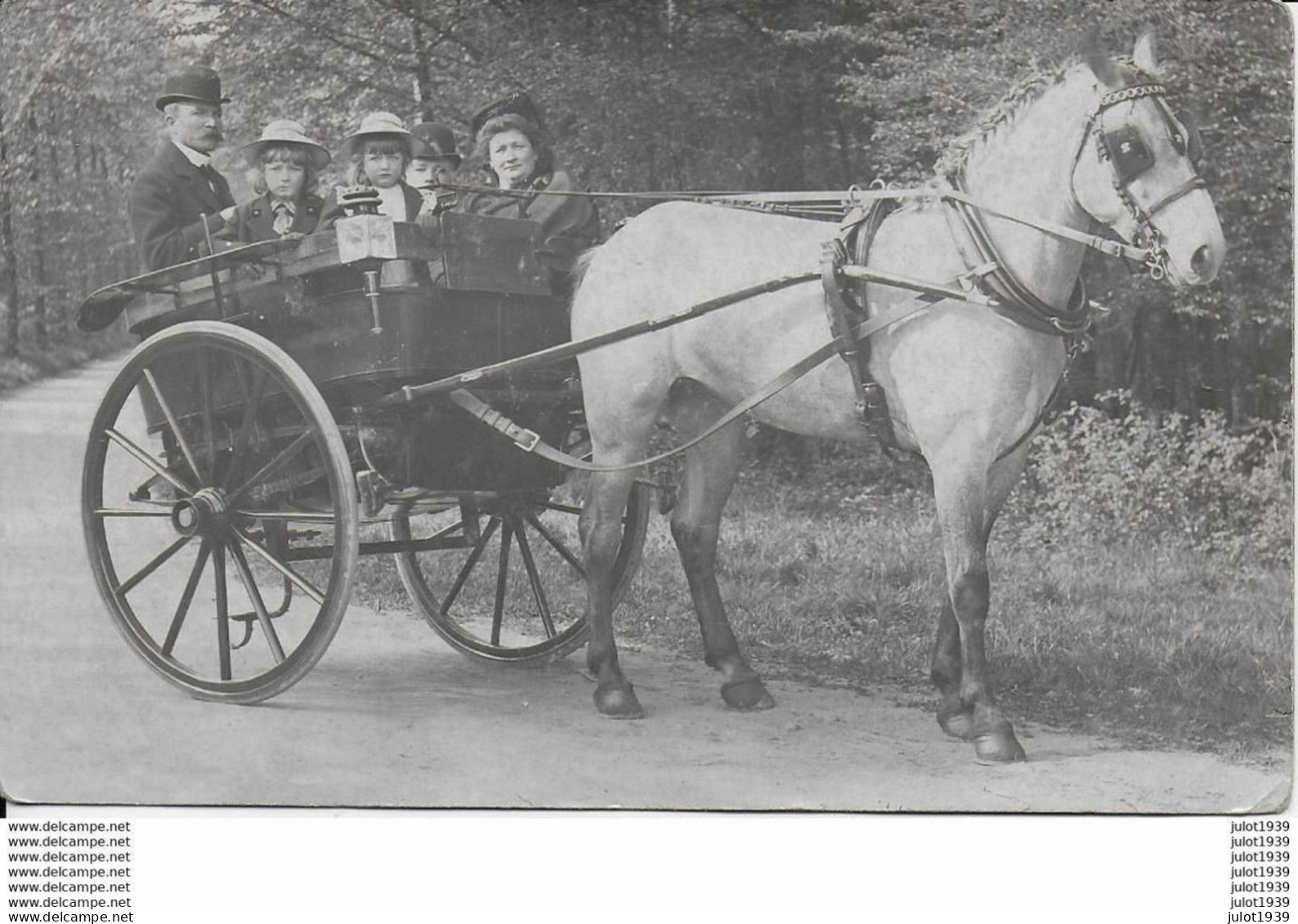 Julot1939 ...  ETTERBEEK  ..-- 15.01.1908 . Famille DETRY , MARCHANDS DE BOIS , Rue CRANZ ! . Voir Verso . - Etterbeek