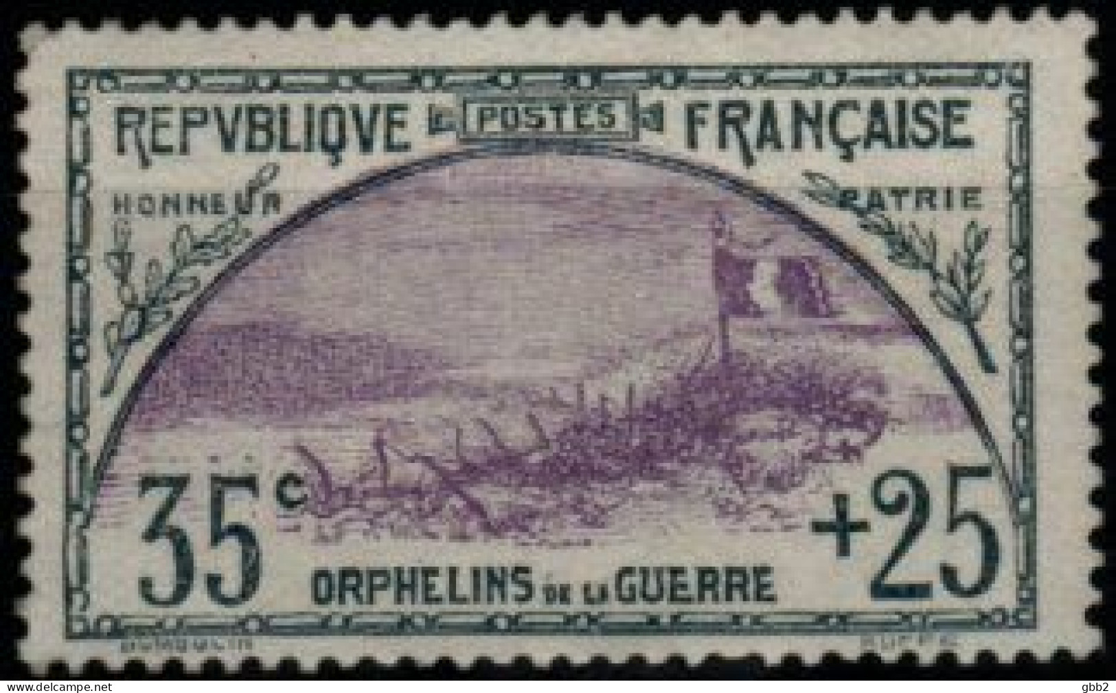 FRANCE - YT N° 152 " TRANCHEE ET DRAPEAU". Neuf LUXE**. SEULE PROPOSITION DANS CET ETAT. Bas Prix, A Saisir. - Neufs