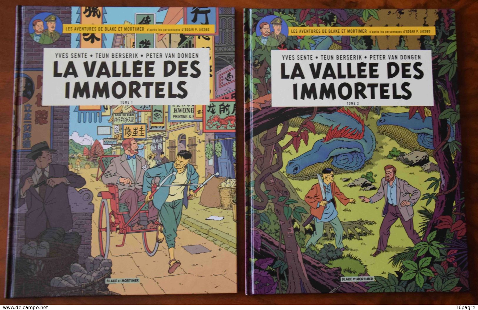 LOT 7 BLAKE ET MORTIMER DONT 4 EO.. COMME NEUVES. GONDWANA, SERMENT CINQ LORDS, VALLÉE IMMORTELS, SECRET ESPADON