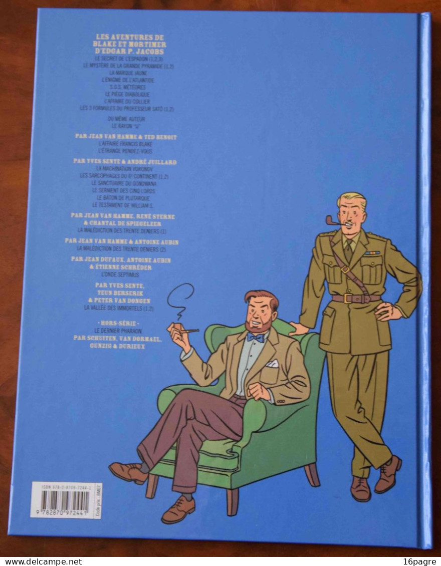 LOT 7 BLAKE ET MORTIMER DONT 4 EO.. COMME NEUVES. GONDWANA, SERMENT CINQ LORDS, VALLÉE IMMORTELS, SECRET ESPADON