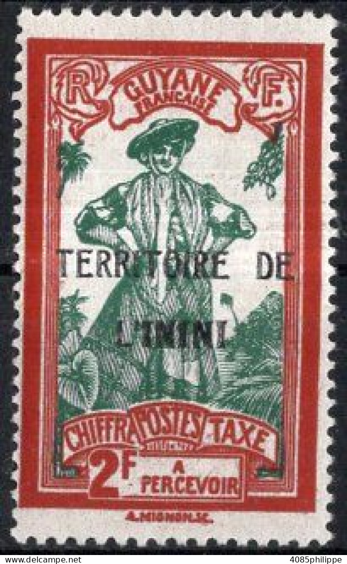ININI Timbre Taxe N°8** Neuf Sans Charnière TB  Cote : 3€00 - Unused Stamps