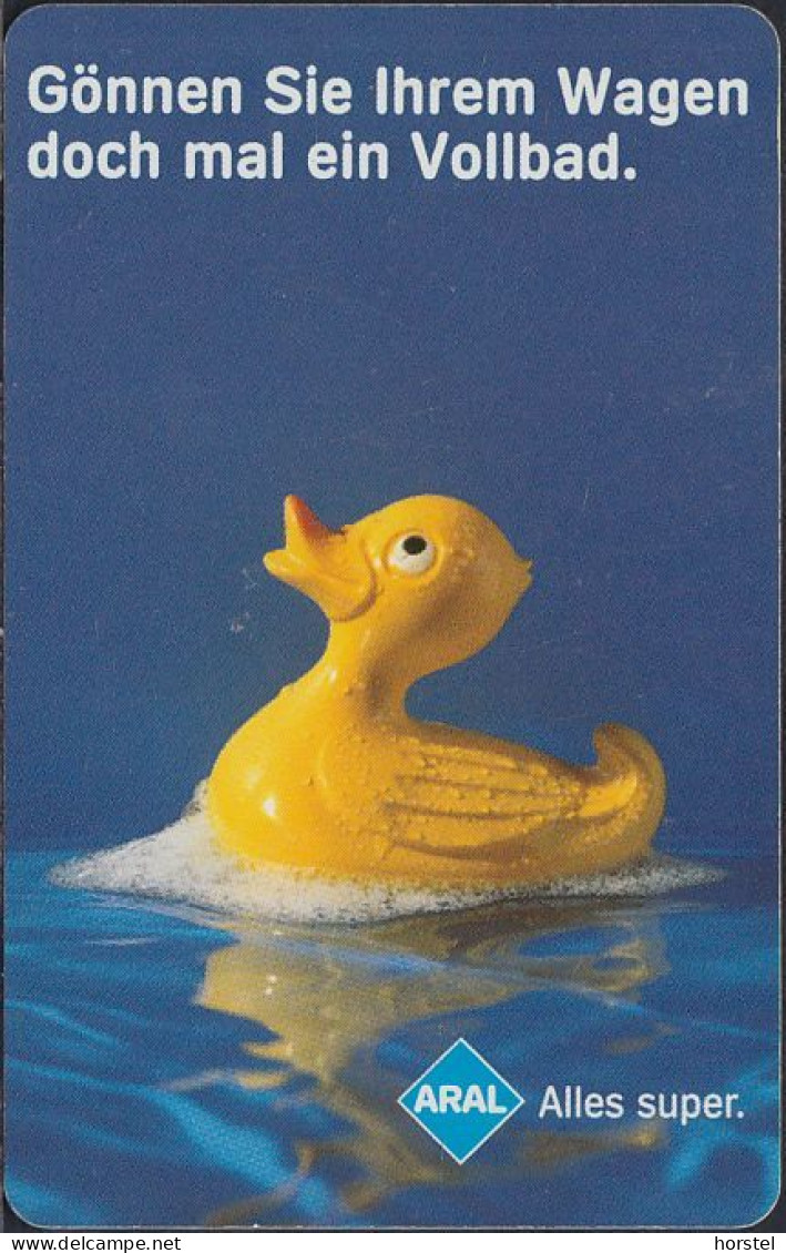 GERMANY S03/97 - ARAL - Gelbe Gummiente - Duck - S-Reeksen : Loketten Met Reclame Van Derden