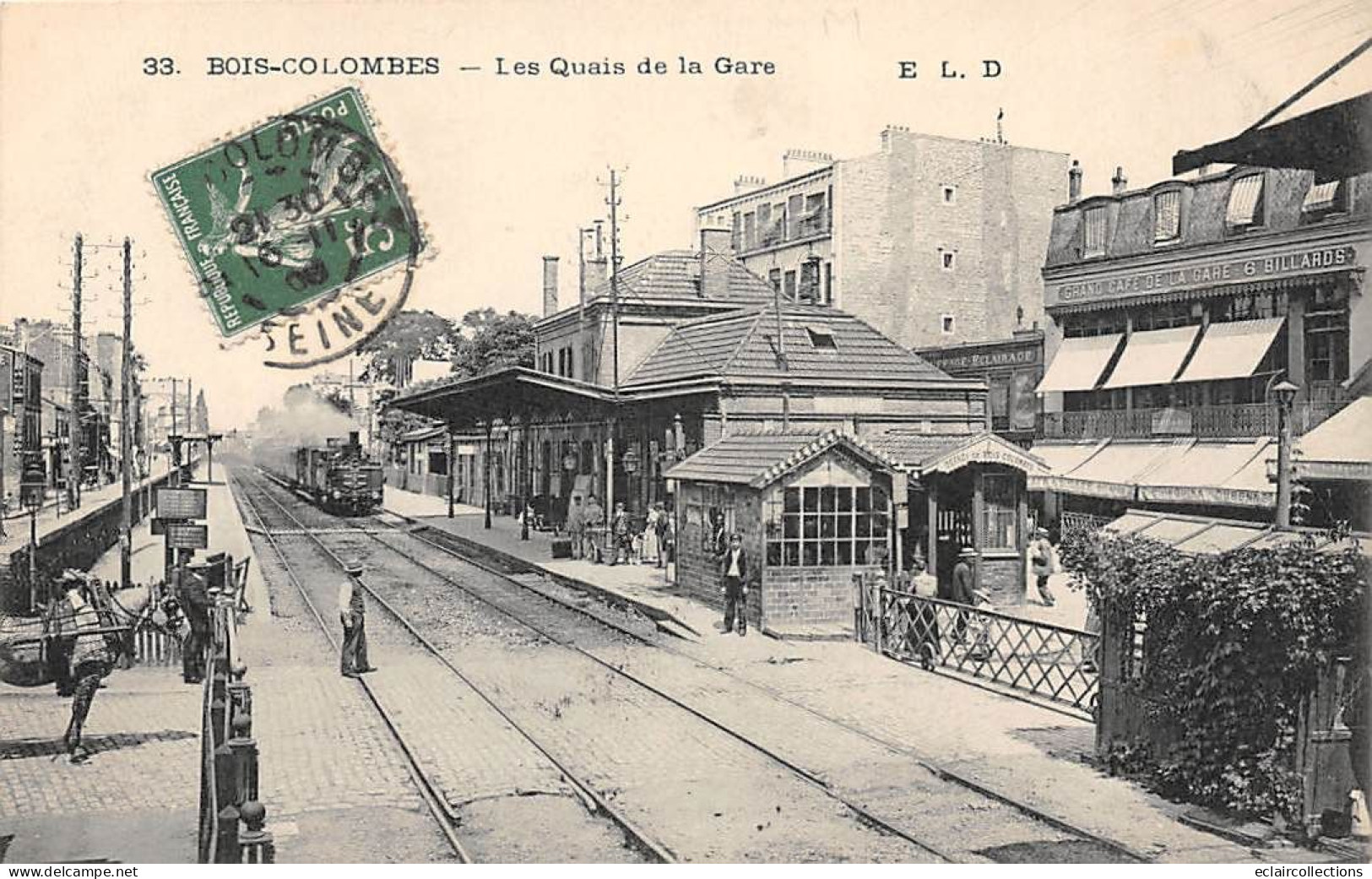 Bois Colombes         92             Les Quais De La Gare     N°33     (voir Scan) - Autres & Non Classés
