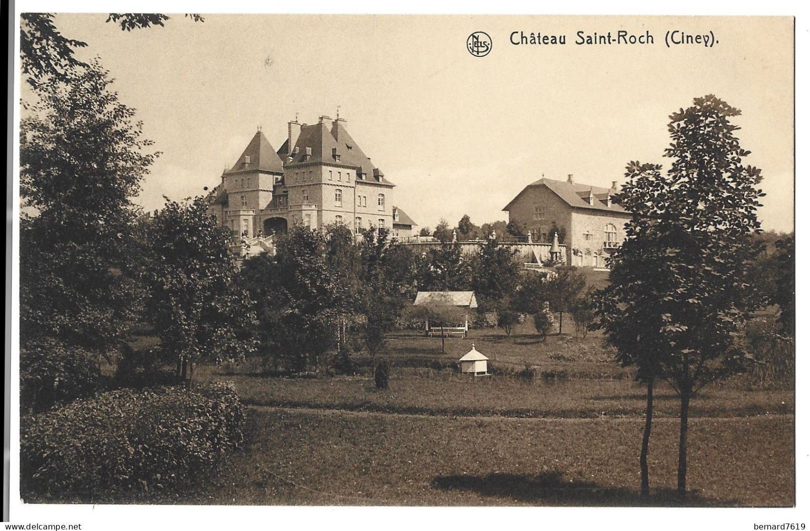 Belgique  -  Saint  Roch -  Chateau Saint Roch - Ciney - Mr J Boseret Et Mme Nee Wispa - Ciney