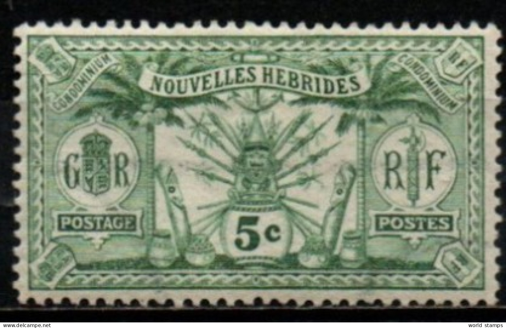 NOUVELLES-HEBRIDES 1911-2 * FIL FRAGMENT DE LETTRES R.F. - Neufs