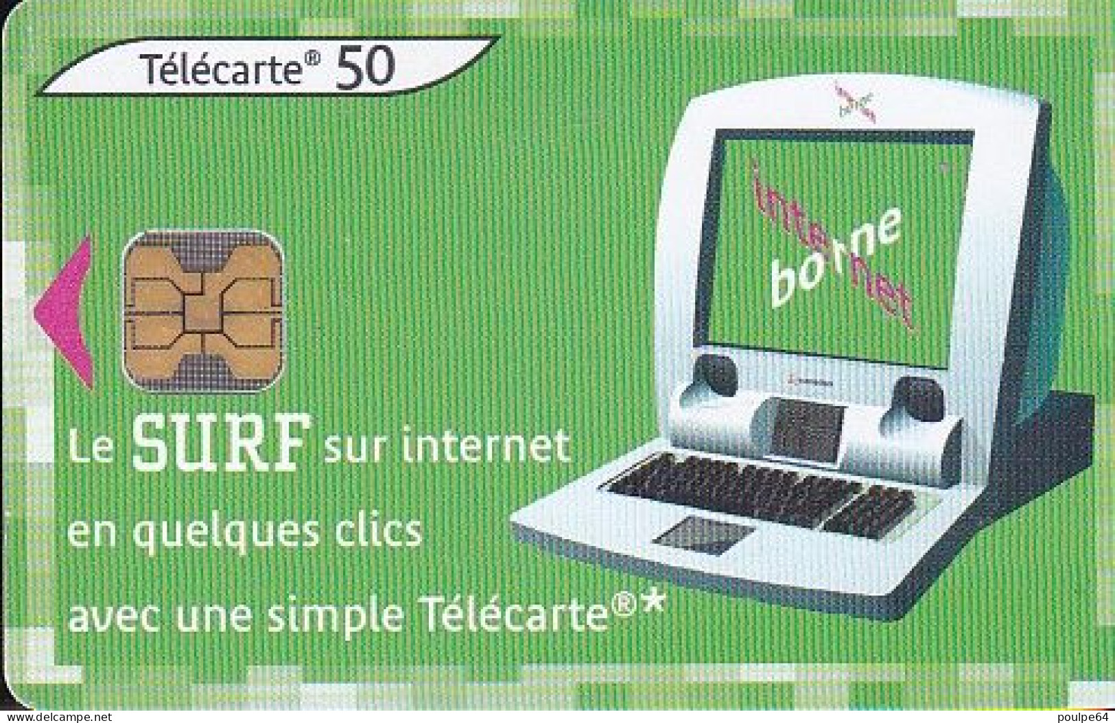 F1223A  06/2002 - BORNE INTERNET - SURF - 50 OB2 - 2002