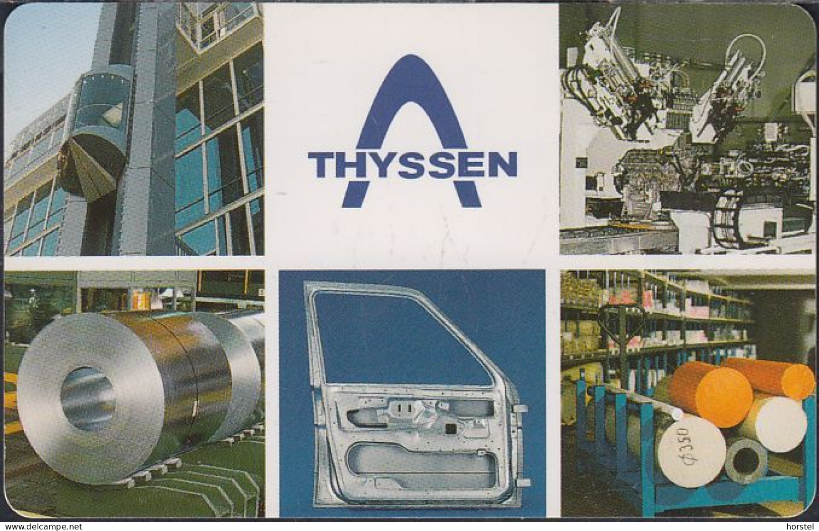 GERMANY S09/97 - Thyssen - Industrie - S-Reeksen : Loketten Met Reclame Van Derden